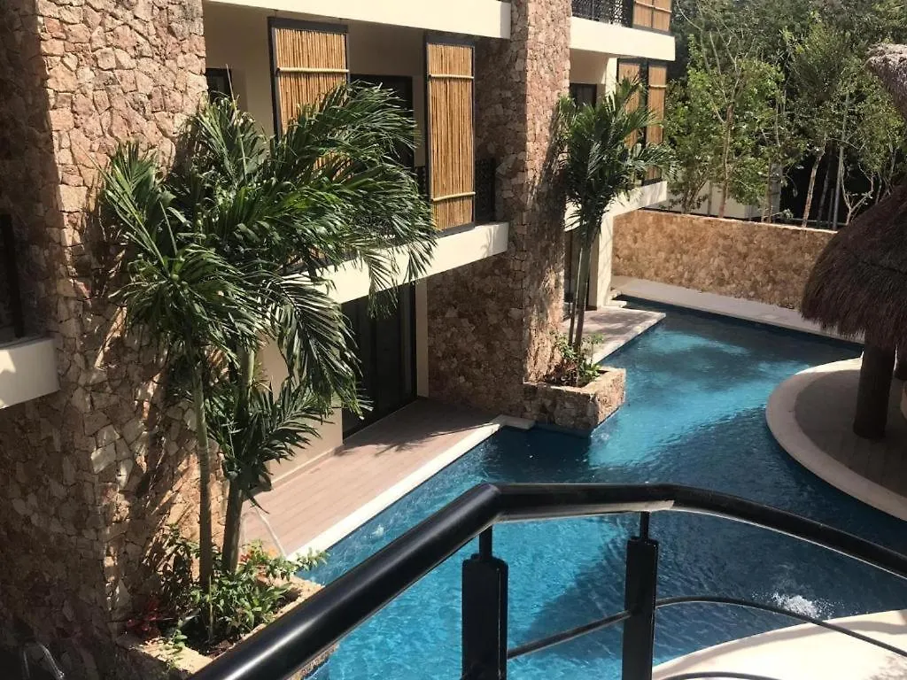 Luxury Aldea Zama 2Bed - 2Bat Apartment Private Terrace & Swim Up Тулум Мексика