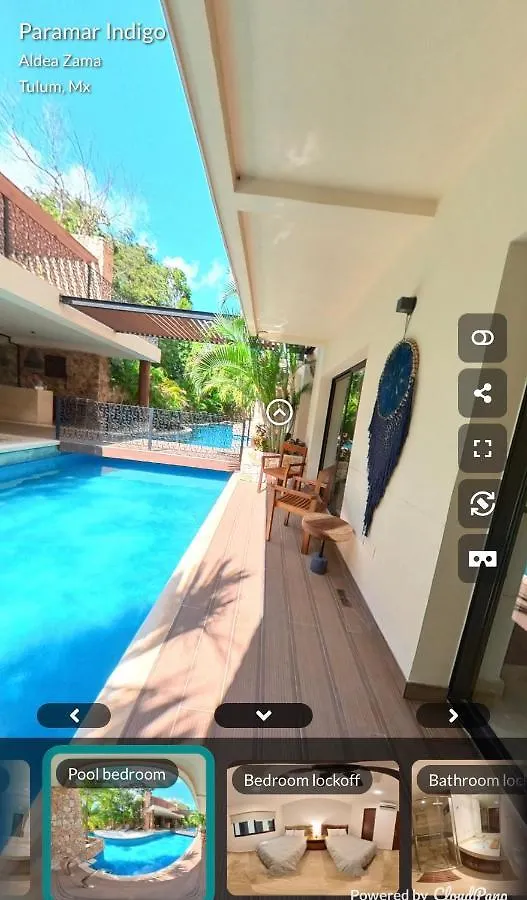 Luxury Aldea Zama 2Bed - 2Bat Apartment Private Terrace & Swim Up 툴룸
